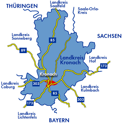  Übersicht
       Landkreis Kronach 